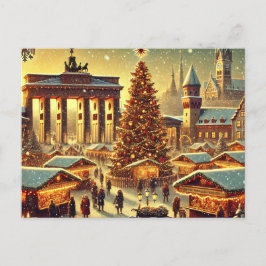 Nostalgisch Berlin Weihnachtsdesign - Feiertagsmag Feiertagspostkarte