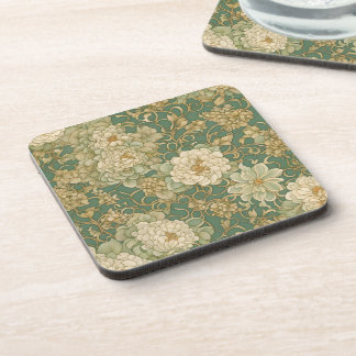 Nostalgisch Florals in Vintag Hues Getränkeuntersetzer
