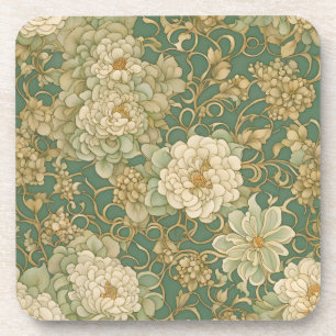 Nostalgisch Florals in Vintag Hues Getränkeuntersetzer