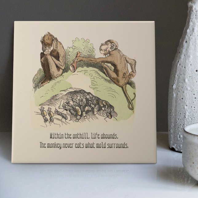 Nostalgisch Wilhelm Busch Vintag Humorischer Rhym Fliese (Von Creator hochgeladen)