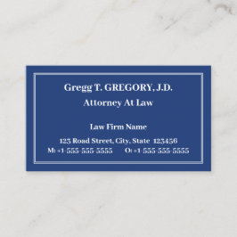 Nostalgische Berufliche Visitenkarte