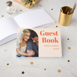 Nostalgische Charm Retro Wedding Gästebuch