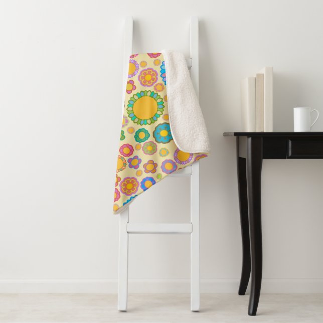 Nostalgische Flora Creme Sherpadecke (Beispiel)