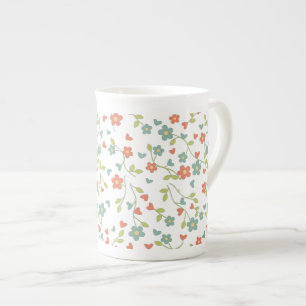 Nostalgische Florals Bone China Tasse