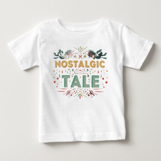 "Nostalgische Geschichte. Baby T-shirt (Vorderseite)