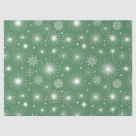 Nostalgische Kitschmas-Sterne Seidenpapier