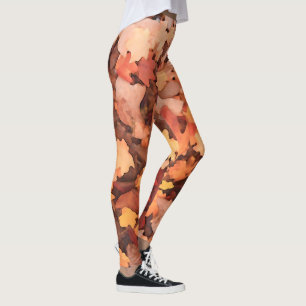 Nostalgische Leggings des Fall-Laub-