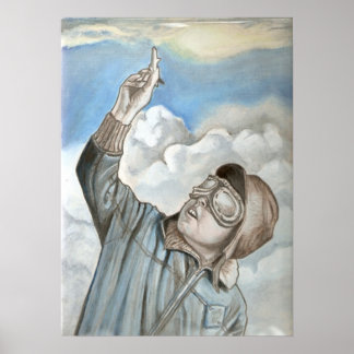 Nostalgische Ölmalerei Poster