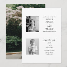 Nostalgische Schwarz-Weiß-Foto-Hochzeit