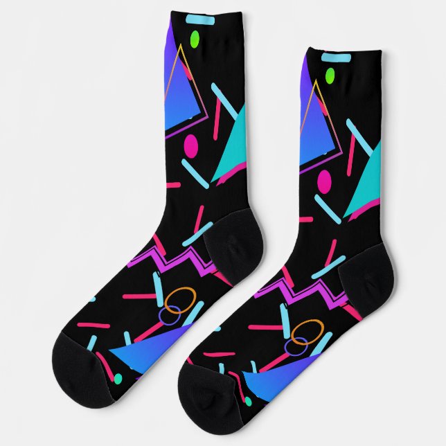 Nostalgische Socken für Erwachsene 90 (Linkes Detail)