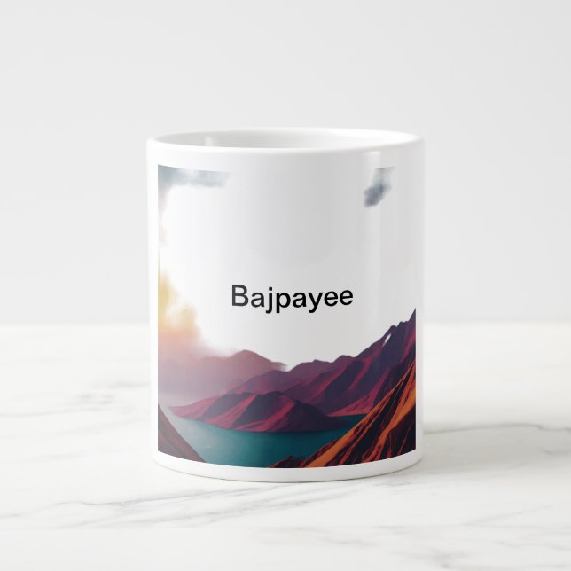 Nostalgische Träume Jumbo-Tasse (Vorderseite)