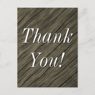 Nostalgische, vintage "Danke!" Postkarte