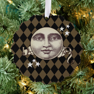 Nostalgische Vintage Steampunk-Fantasie Ornament Karte