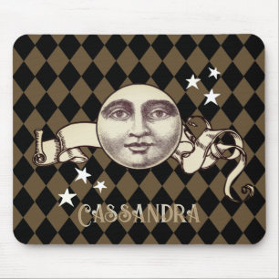 Nostalgische Vintage-Steampunk-Fantasy Mousepad