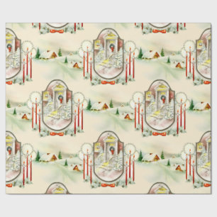 Nostalgische Weihnachten Geschenkpapier