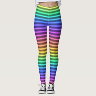 nostalgischer Arcade-Streifen : Leggings