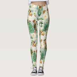 Nostalgischer Kitschmas Leggings
