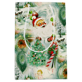 Nostalgischer Kitschmas Mittlere Geschenktüte