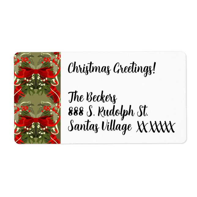 Nostalgischer Mistletoe und Heilige Weihnachten (Vorne)