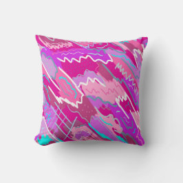 Nostalgischer Pop Kunst, Dichtung und Musik Kissen