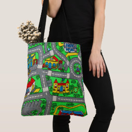 Nostalgischer Teppichboden Autostraße, Nostalgie d Tasche