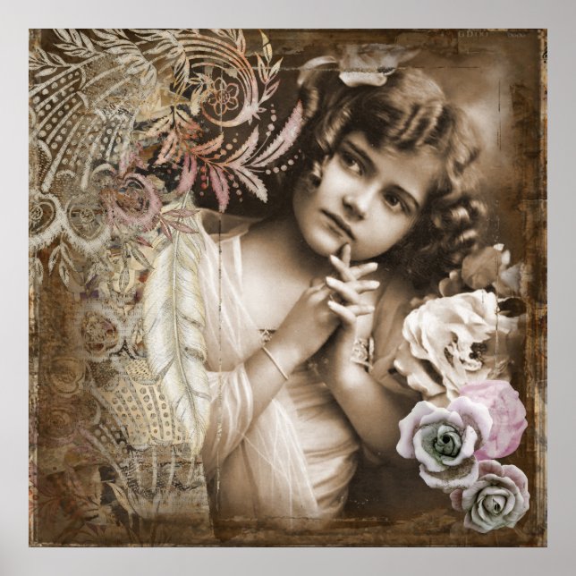 Nostalgisches Angel Poster (Vorne)