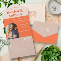 Nostalgisches Charm Retro Wedding Foto