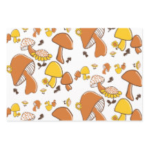 Nostalgisches Mushroom-Muster