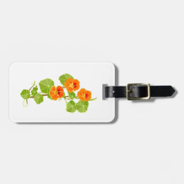 Nostalgisches Nasturtium Gepäckanhänger