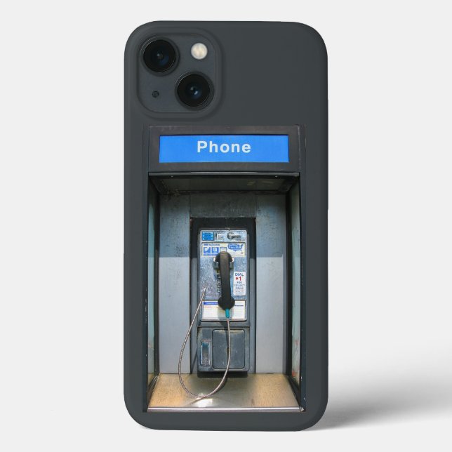 Nostalgisches Pay Phone Case (Rückseite)