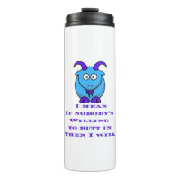 Nosy BILLY Ziegenhemden Tasse Aufkleber