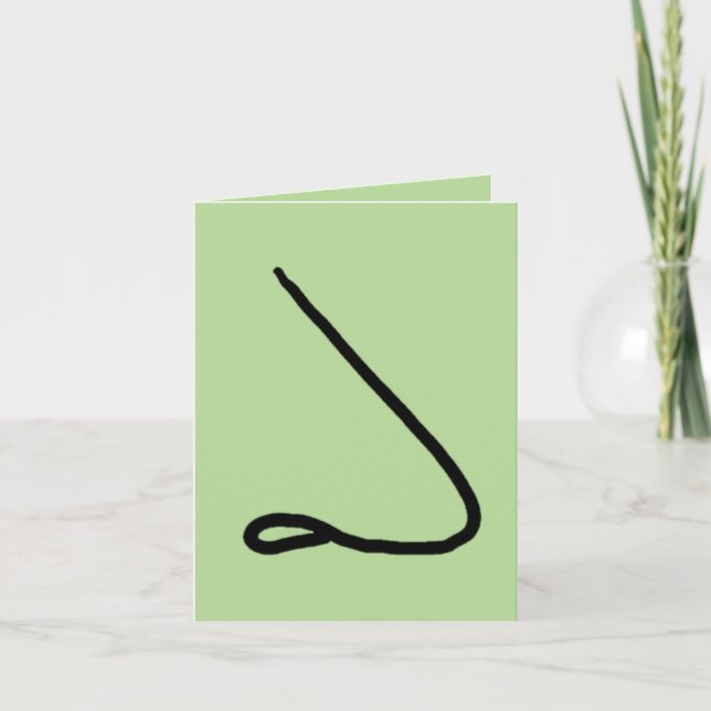 Nosy Just Because Hello Thinking of You Card Karte (Vorderseite)