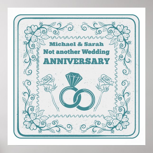 Not another wedding anniversary poster (Vorne)