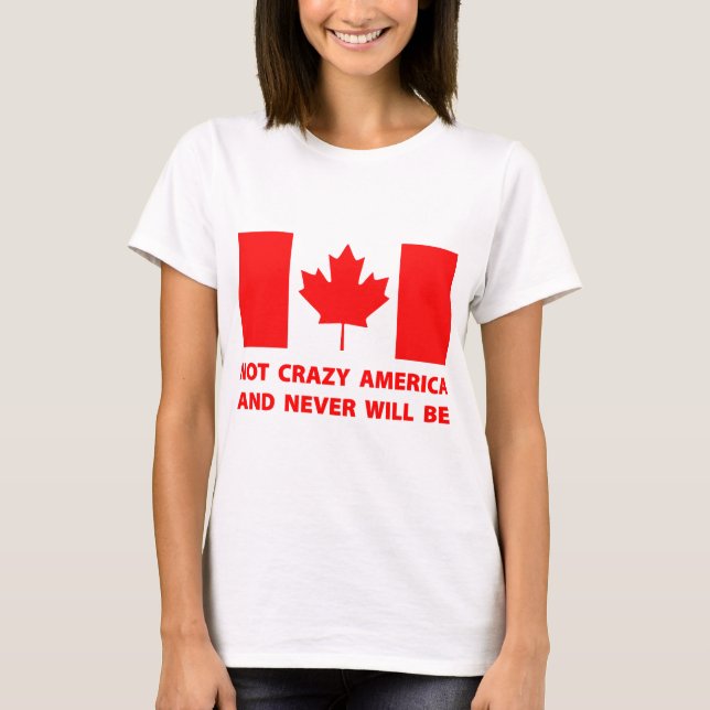 Not Crazy America T-Shirt (Vorderseite)