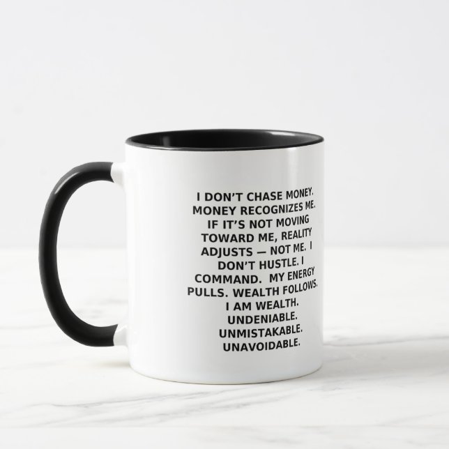 NOT EVERYONE QUALIFIES | Power Identity Mug Tasse (Links)