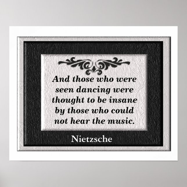 Not hearing the music poster (Vorne)