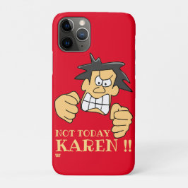 "NOT HEUTE KAREN" lustig wütender Mann Case-Mate iPhone Hülle