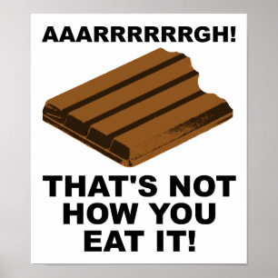 Not How You Eat It Funny Poster