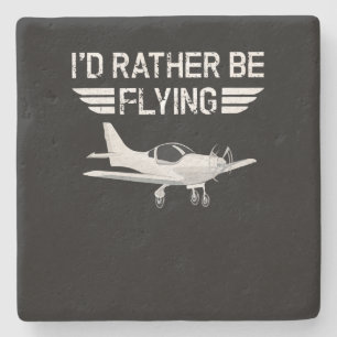 Not leidend, sondern fliegender Pilot eines sonnig Steinuntersetzer