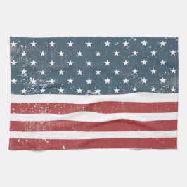 Not leidende amerikanische Flagge Handtuch