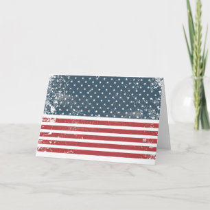 Not leidende amerikanische Flagge Karte
