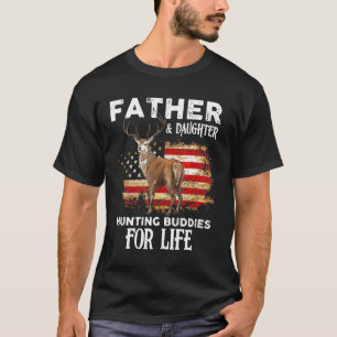 Not leidende Väter- und Tochter-Jagdbuddies für T-Shirt