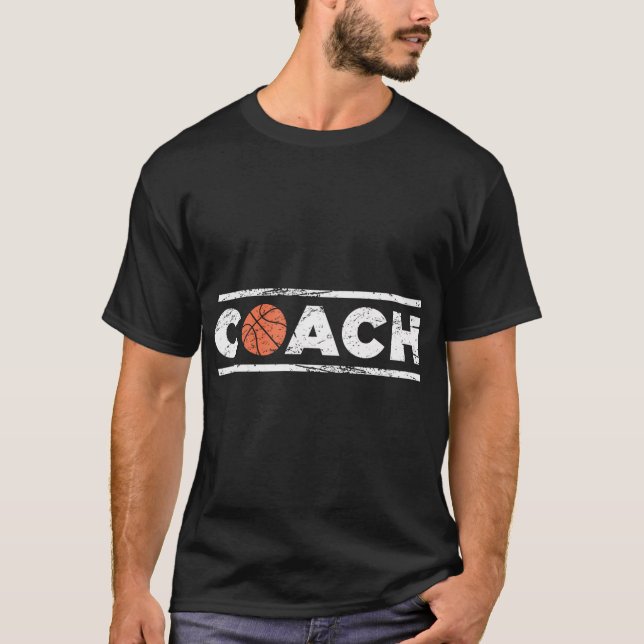Not leidender Basketballtrainer T-Shirt (Vorderseite)