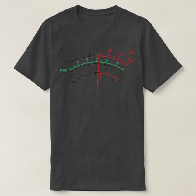 Not leidender SWR Meter Amateur Ham Radio T - Shir T-Shirt (Design vorne)