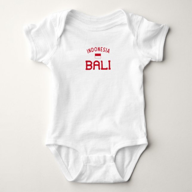 Not leidendes Bali Indonesien Baby Strampler (Vorderseite)