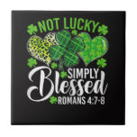 Not Lucky Simply Blessed Christian Fliese<br><div class="desc">Not Lucky Simply Blessed Christian</div>