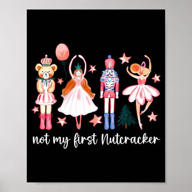 Not My First Nutcracker Ballet Sugar Fairy Plum Fu Poster (Vorne)