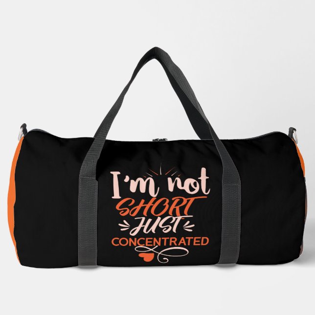 Not Short Just Concentrated Duffle Bag (Vorderseite)