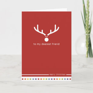 Not Straight Design 'My Dearest Friend' Card Feiertagskarte