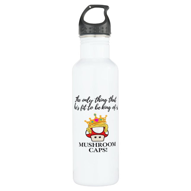 Not To Be King Classic Edelstahlflasche (Vorderseite)